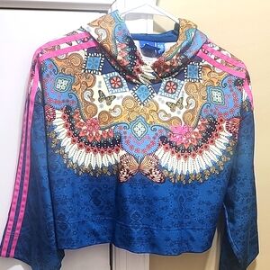 Addias collab Farm Borbombic,Size XS , Turquiose, pink& butterflies& prints